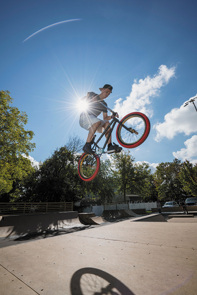 skate park bmx bike