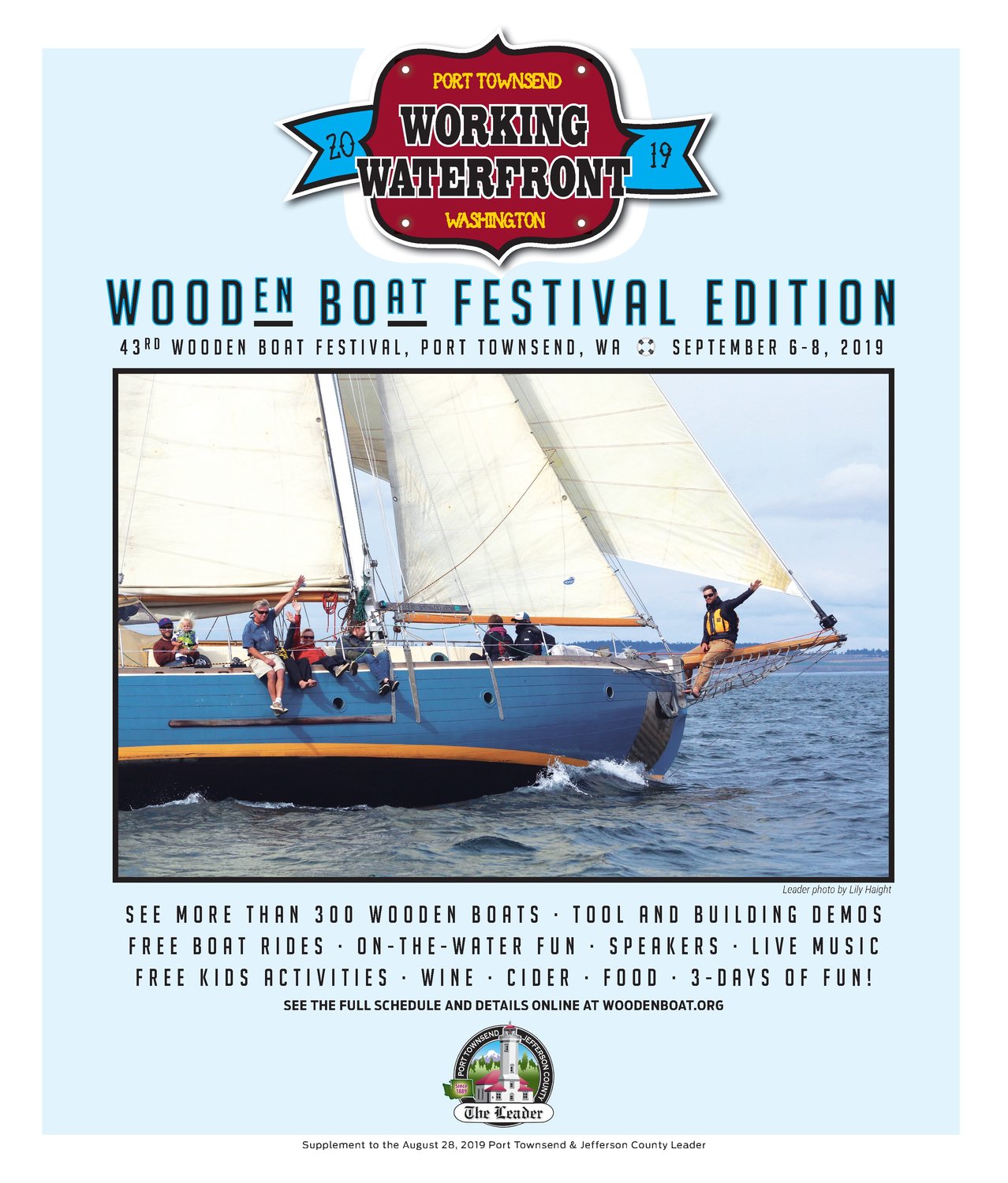 working waterfront wooden boat festival edition port