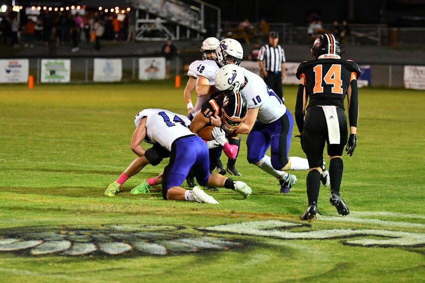 Christian Casey (11) finished with 5 catches for 43 yards.