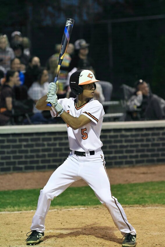 Xyakaiah Dixon (5) put together another strong performance at the plate, finishing 3-4 in Tuesday's loss to the Rockets.