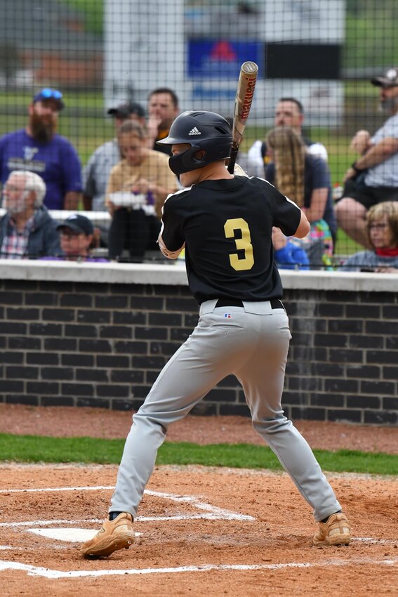 Josh Powers (3) drove home the first run of the game for Community to start the three-run sixth inning on an RBI-single. Powers finished 1-4 at the plate with a single and a run scored.