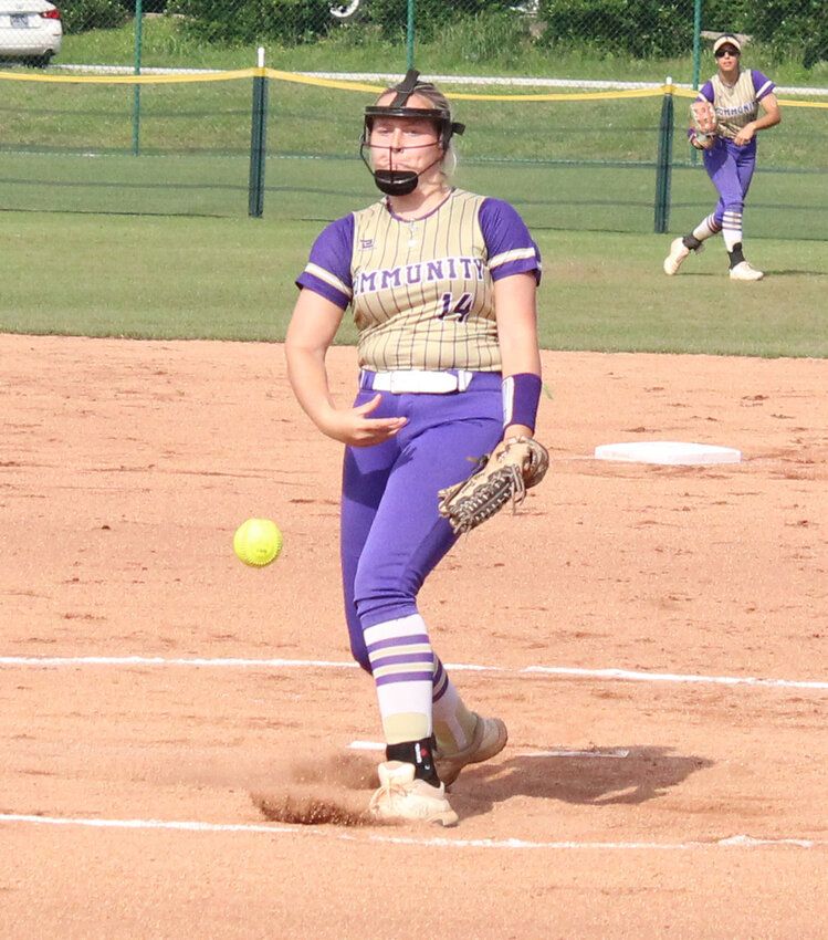 Annie Prince (14) struck out 16 batters in 7.0 innings of work in Thursday's win against Westview.