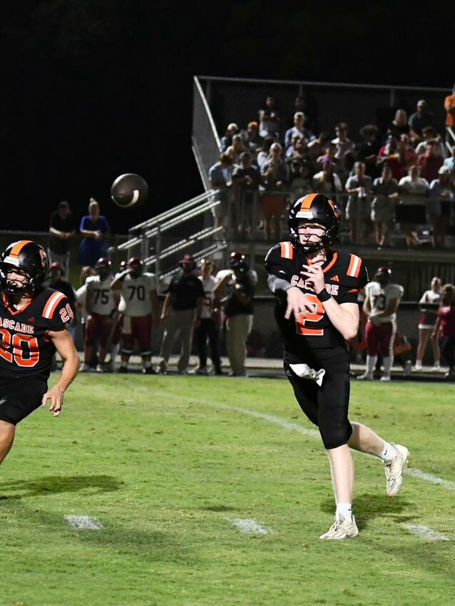 Sam Bradley (2) finished 14/19 for 151 yards and 1 TD through the air against the Cubs. He also ran 11 times for 50 yards and 1 TD.