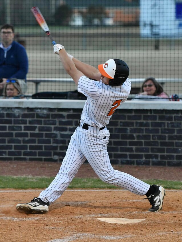 Wickey Parker (2) launched his seventh home run of the season in Tuesday's win against Community. Parker's two-out grand slam gave Cascade a 6-1 lead going into the sixth inning.