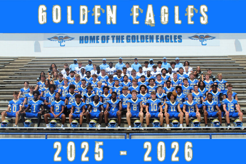 Pictured above are the members of the 2025 Shelbyville Central Golden Eagles.