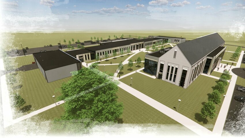 This is the architectural rendering of the new TCAT building that will open in the near future off Highway 231 North. This new facility will only encourage more great recognitions in the future.