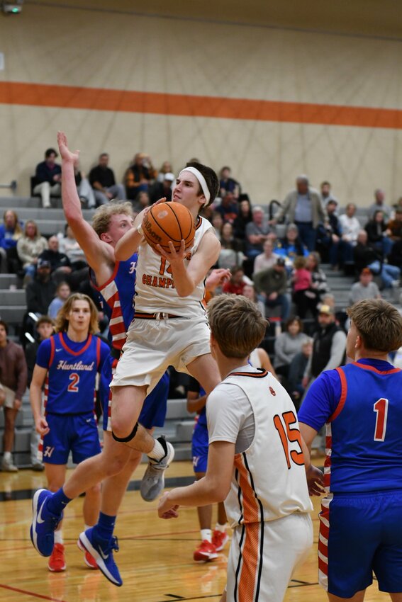 Cooper McElroy (14) scored 16 points in the 21-point win over Huntland on Tuesday.