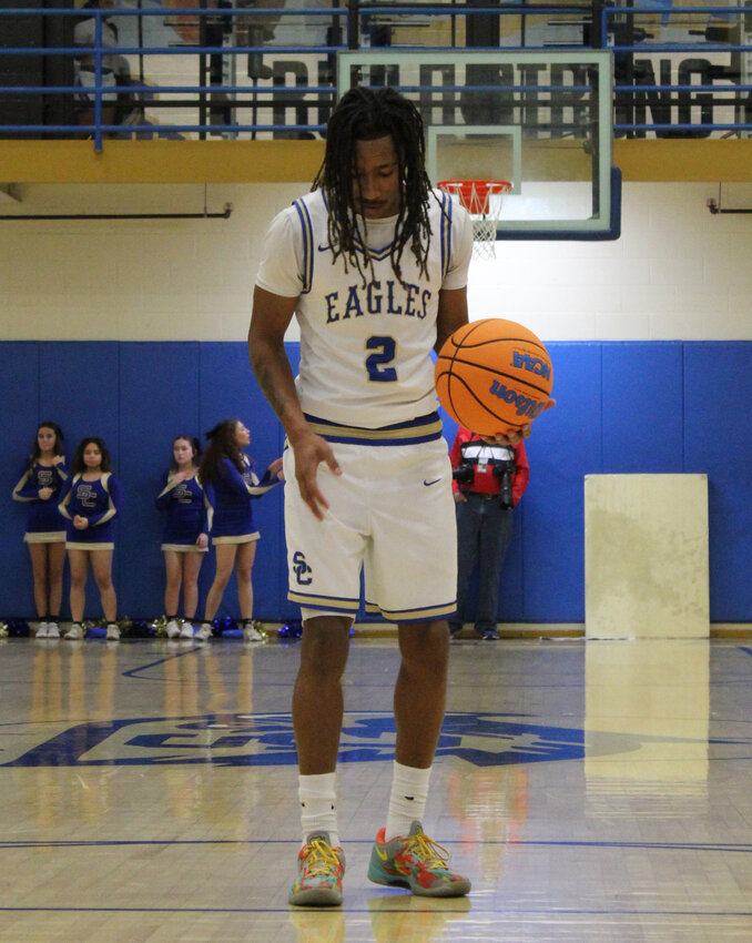 Tommie Cannon (2), seen here shooting a FT at home against Summit back in December, finished with a game-high 27 points in the return game against the Spartans in Spring Hill on Tuesday night.