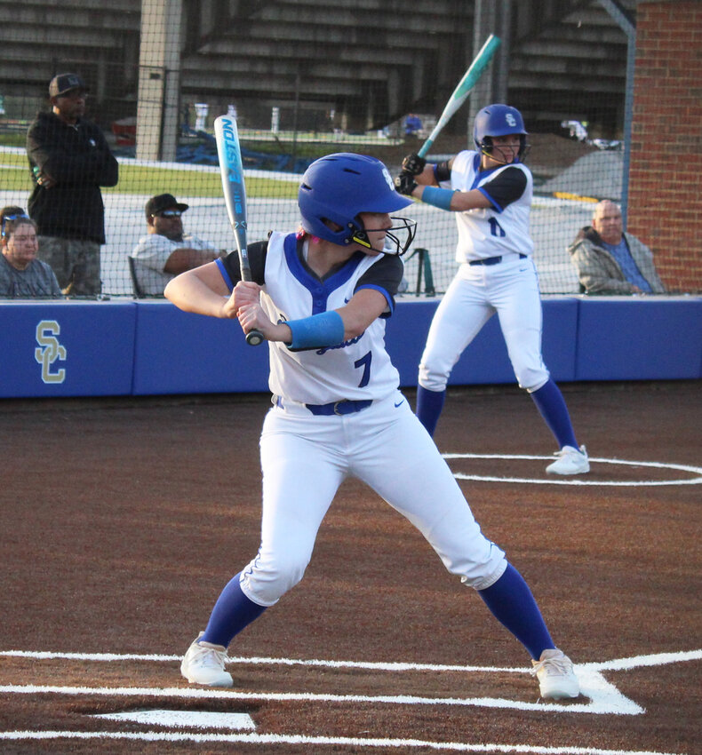 Shelbyville Central's Sydney Moore (7) delivered the goods in Thursday's win with a 3-for-4 performance at the plate that resulted in a game-high 4 RBIs.