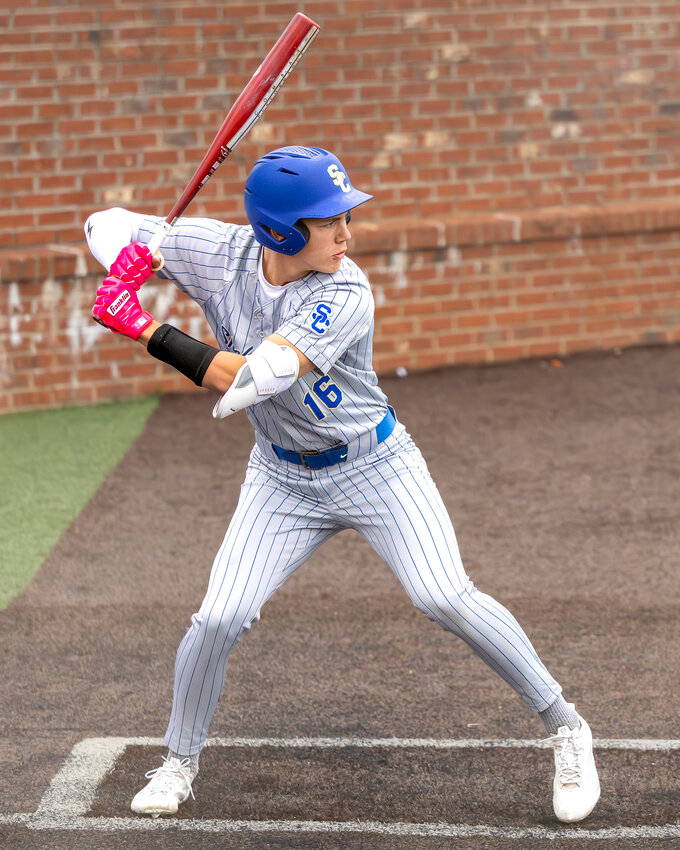 Shelbyville Central's Brody Thomas (16) came up with the goods in game three of the series at Lincoln County on Saturday. Thomas went a perfect 3-for-3 at the plate with three RBIs while also pitching a complete-game shutout in 5.0 innings to secure the run-rule win. He gave up just one hit and three walks with two strikeouts on 75 pitches.