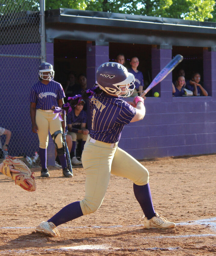Community's Haylee Webb (1) came through with a game-tying 2-out RBI-single in the bottom of the seventh inning of Thursday's season-saving win over Chapel Hill. Webb went 2-for-4 at the plate with one RBI.