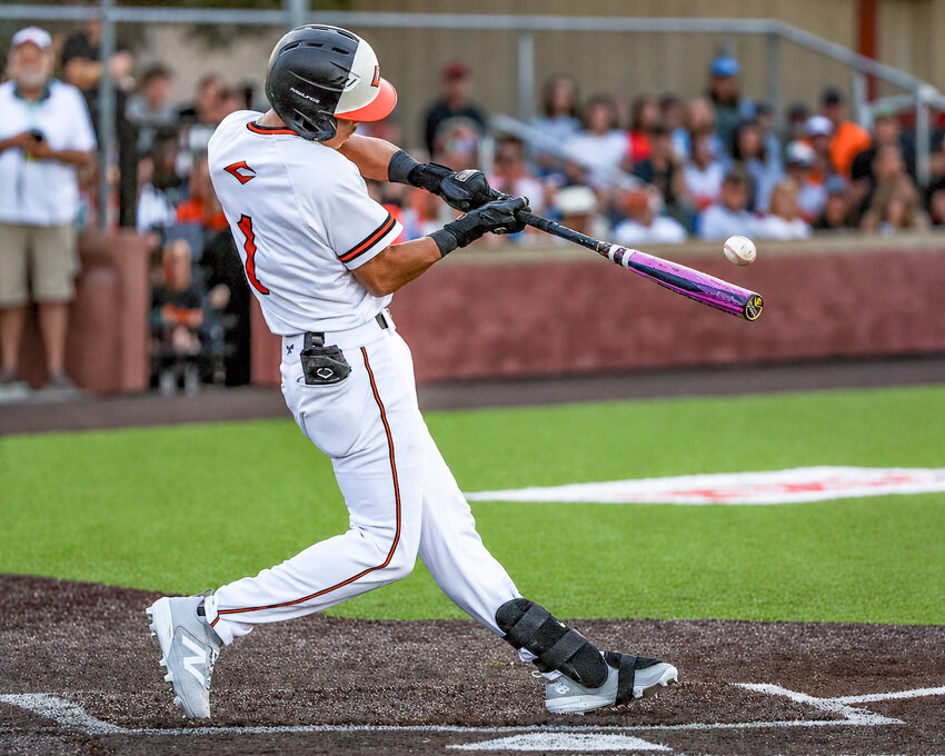 Cascade's Jordan Childress (1) went 3-for-4 with two doubles and three RBIs at the top of the lineup in Tuesday's win over Westview while also continuing to play elite defense at shortstop.