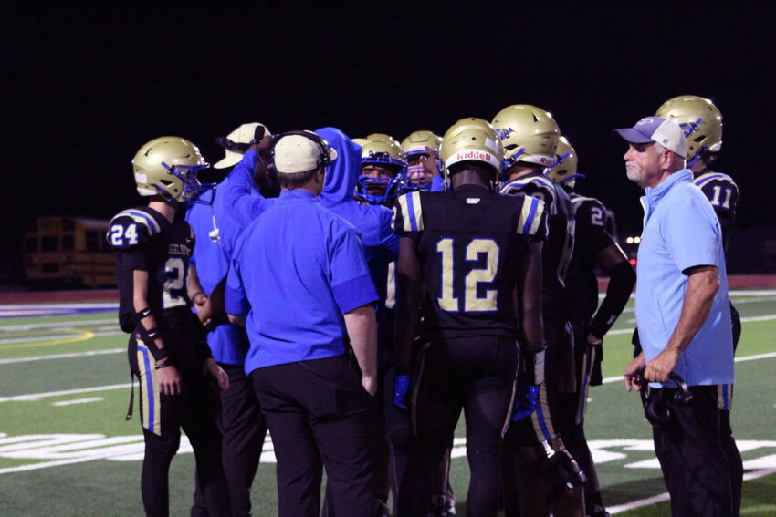 Shelbyville Central fell to Marshall County, 43-22, on Thursday night despite Laron Brown (12) rushing for 146 yards on 10 carries in his first career game.