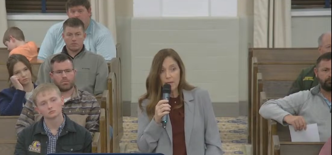 School Superintendent Garrett gives State of Schools at Commission meeting