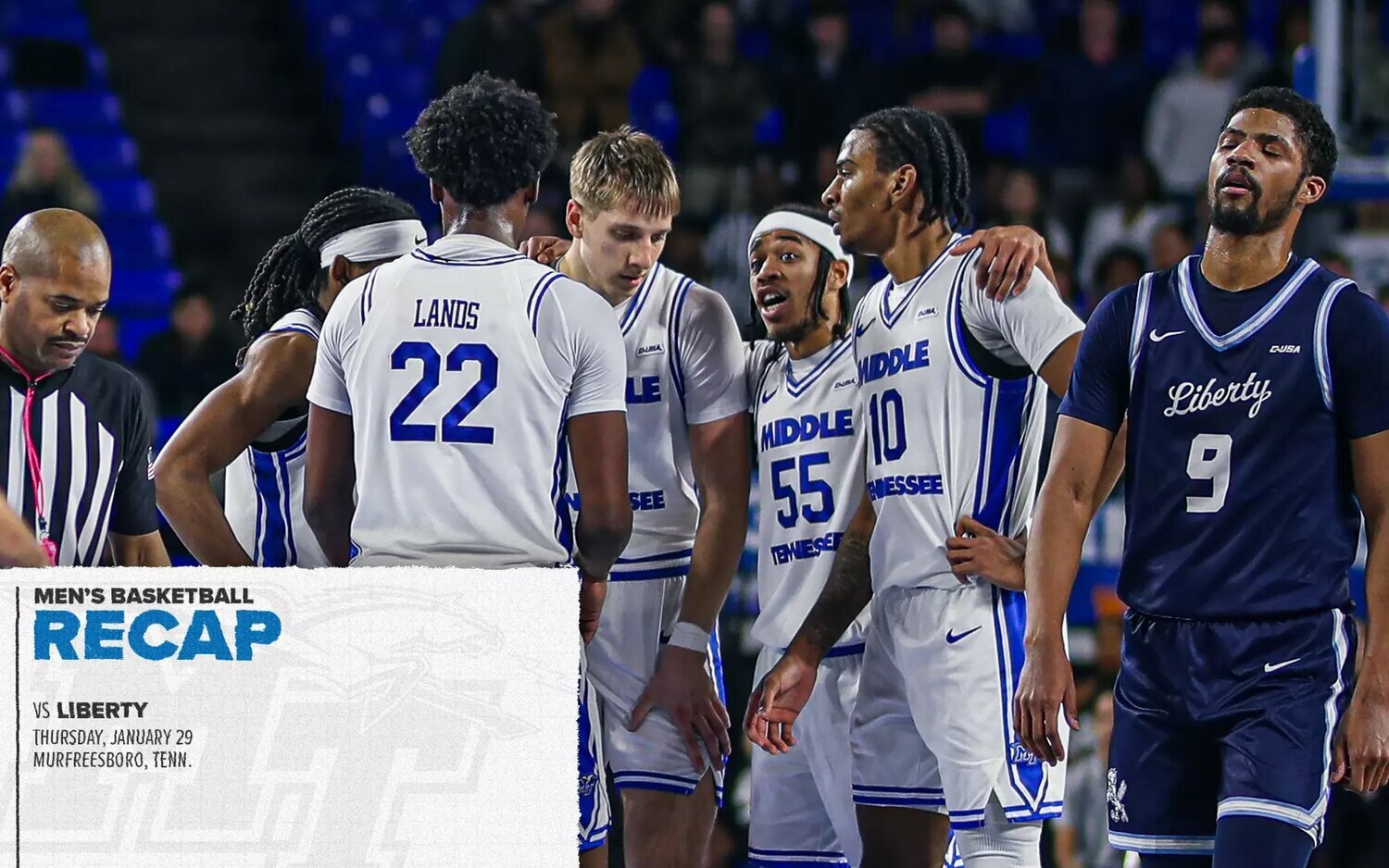 Middle Tennessee suffers first home loss in CUSA play 81-65 to Liberty