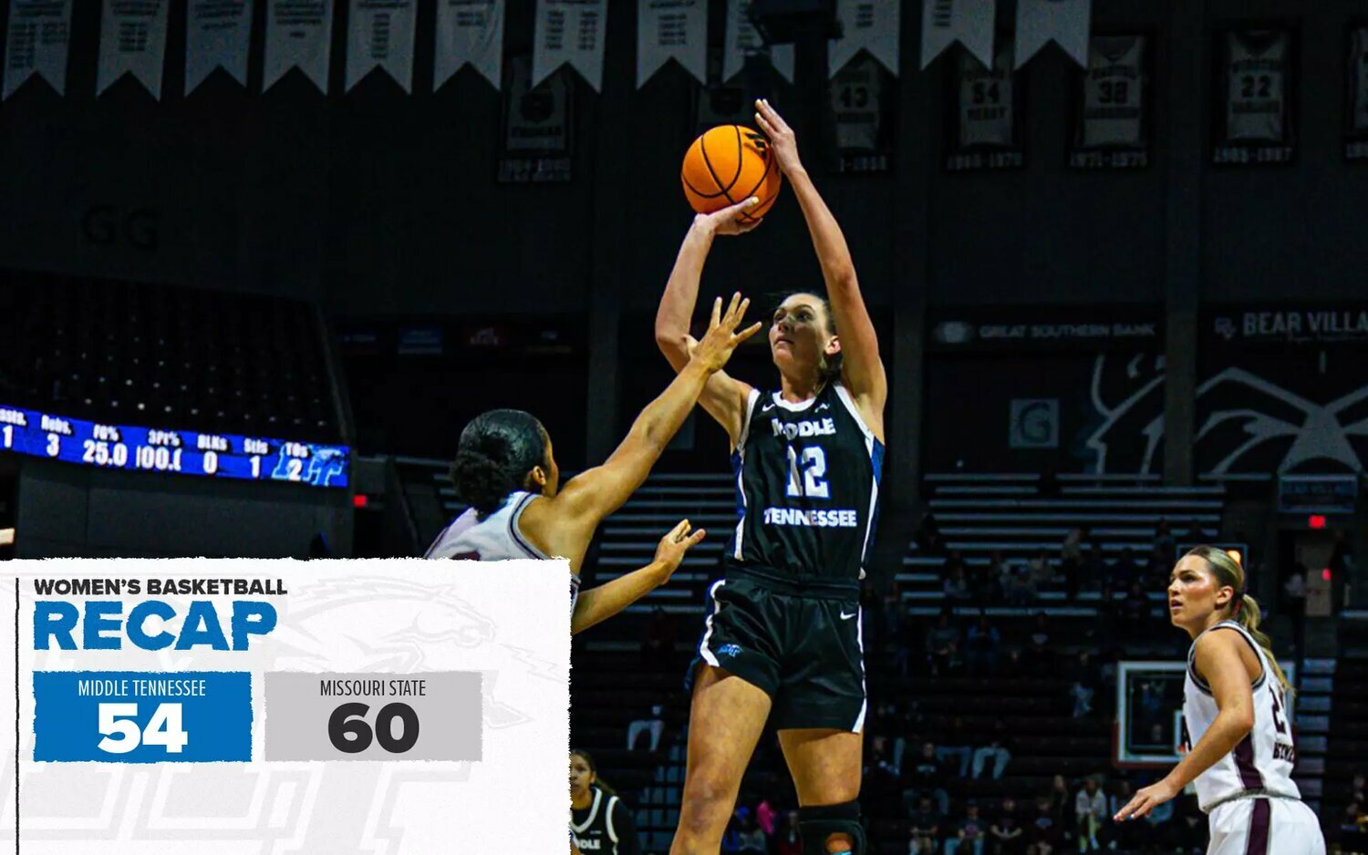 MTSU Falls 60–54 at Missouri State