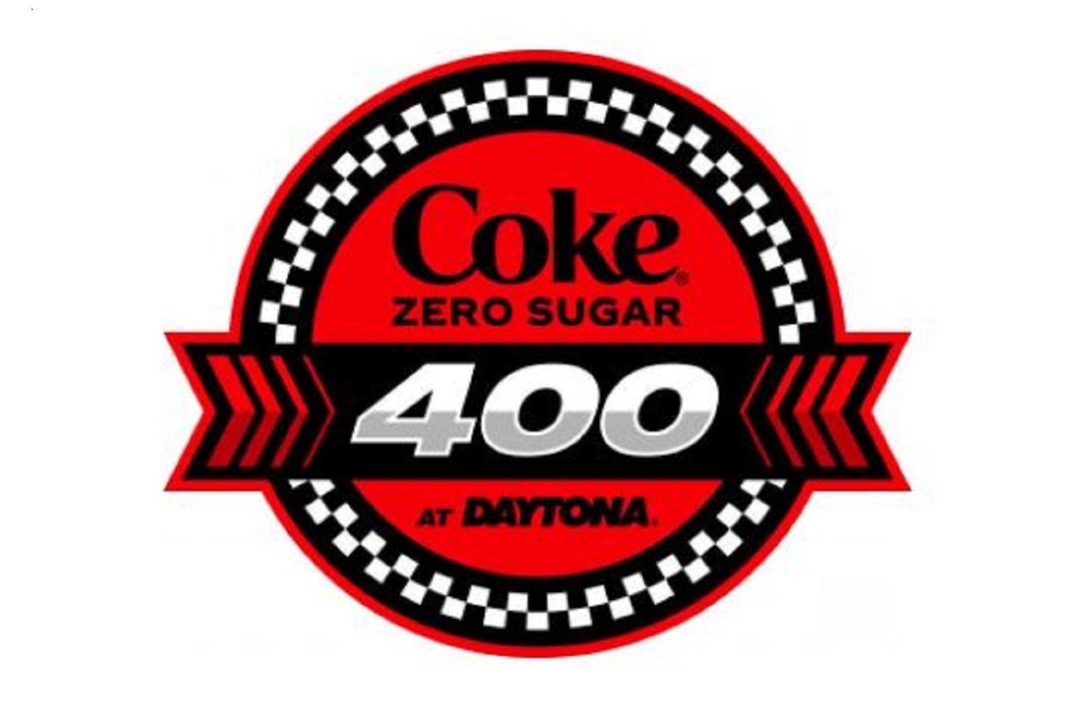 COKE ZERO SUGAR 400 logo