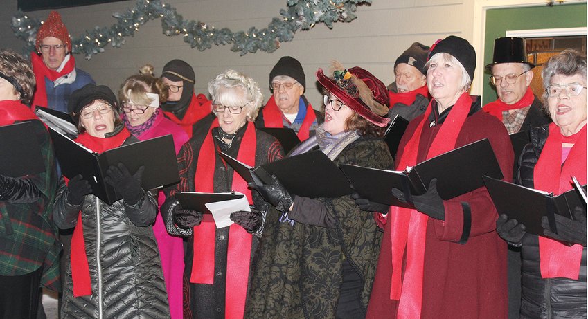 The Tower-Soudan Area Singers braved cold winter air this year, when COVID-19 prevented them from holding their annual indoor celebration. They performed a full concert of holiday carols in both Soudan and Tower.