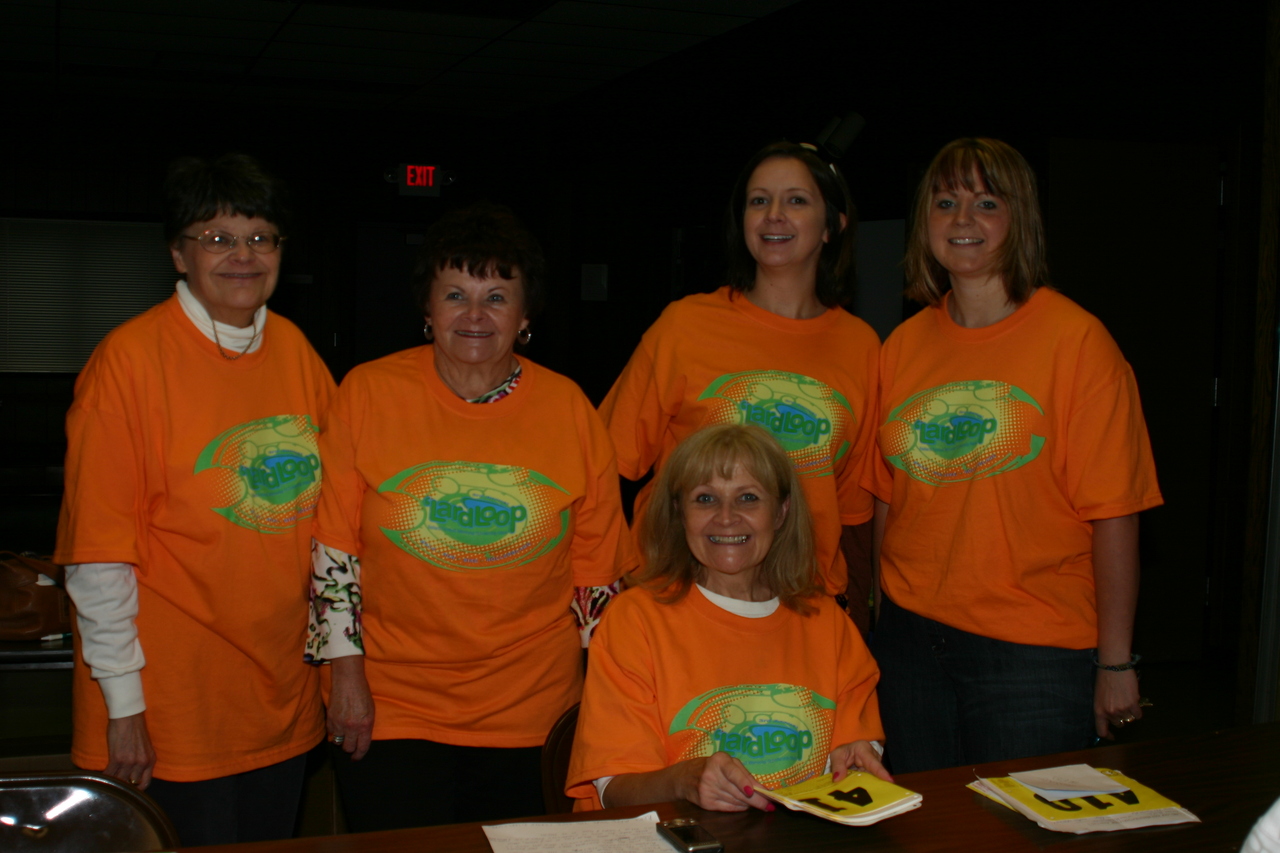Some of the many volunteers who made the race possible