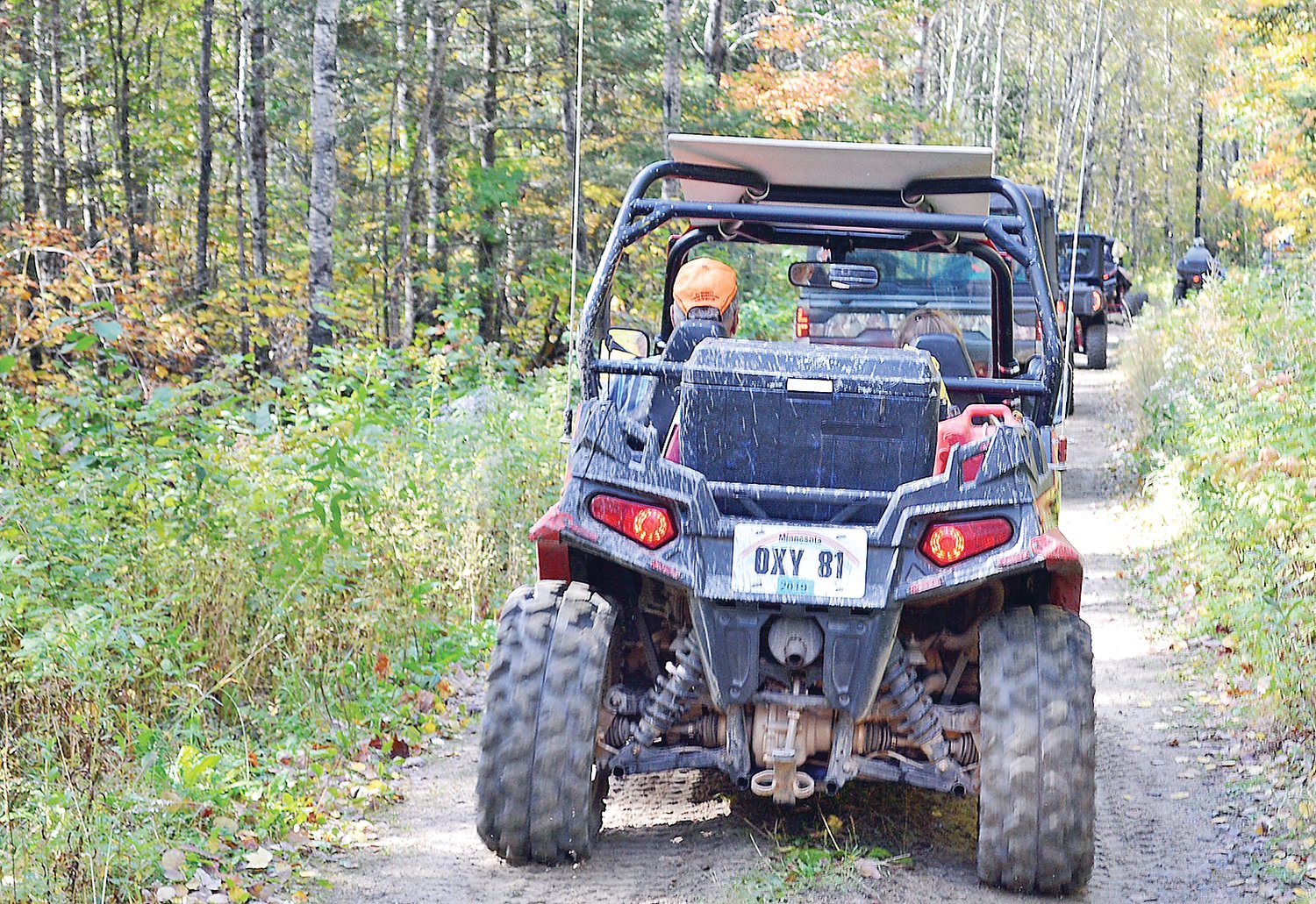 Eagles Nest Township has banned ATVs like these from using a township road.
