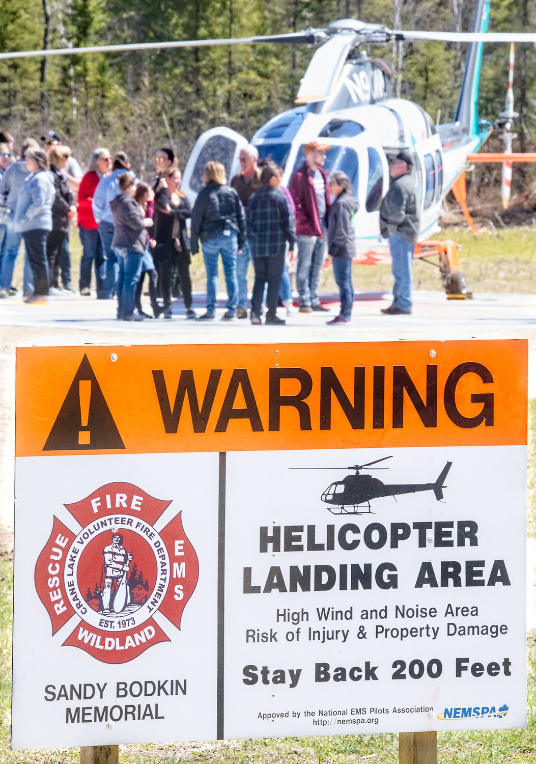 Sandy Bodkin honored with helipad memorial - Vimarsana News