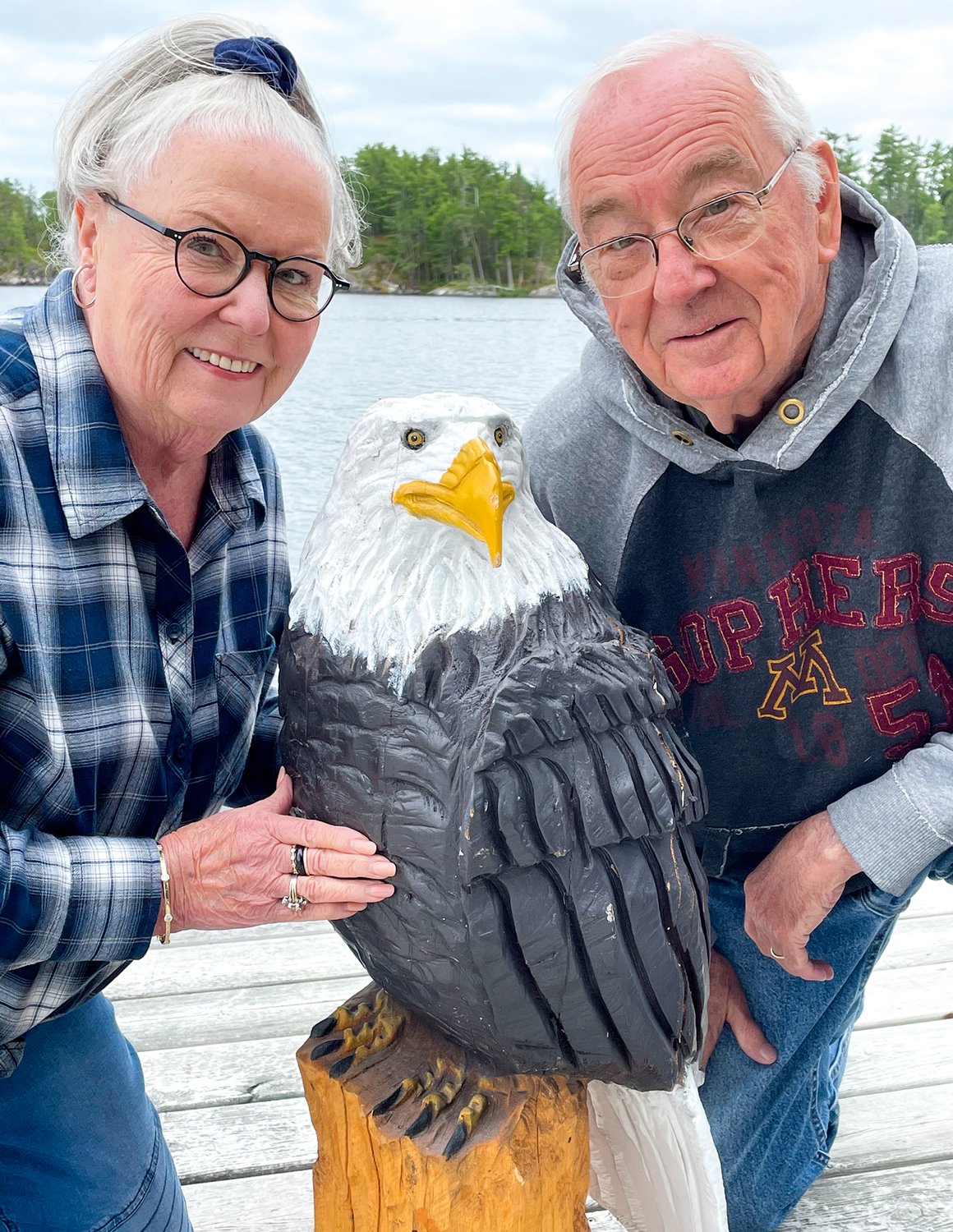Lost wooden eagle brings two families together - Vimarsana News