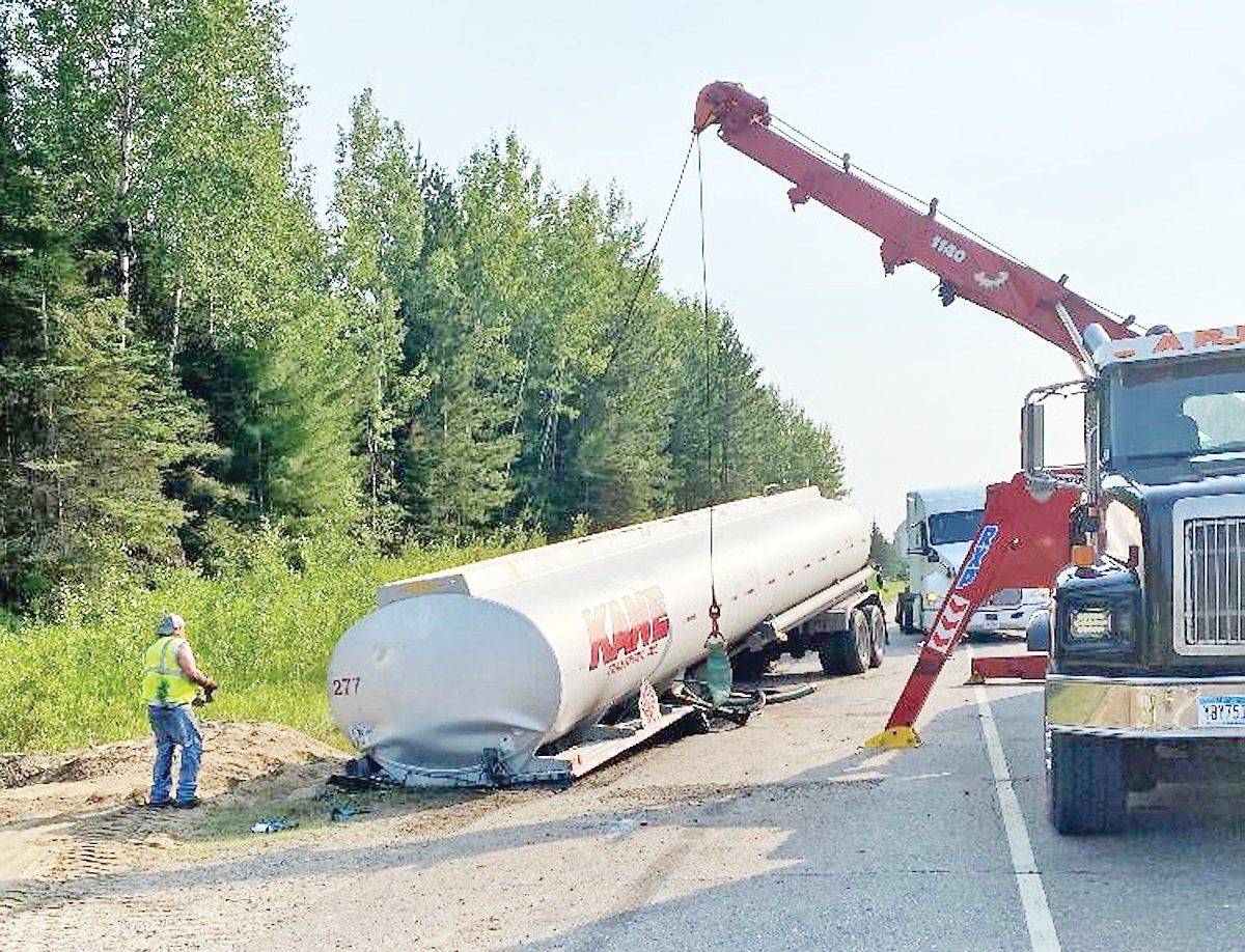 Fuel tanker catches fire on Hwy. 169 west of Ely - Vimarsana News