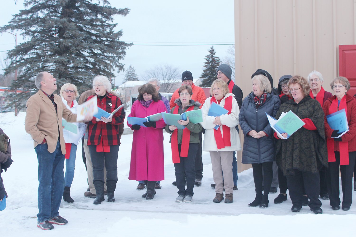 The Tower-Soudan Singers will carol at the Lights of Love event in Tower.