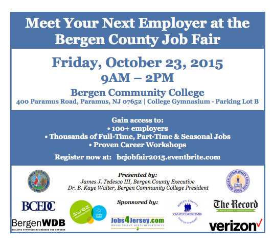 Bergen County to Host Job Fair at Bergen Community College | The Jersey ...