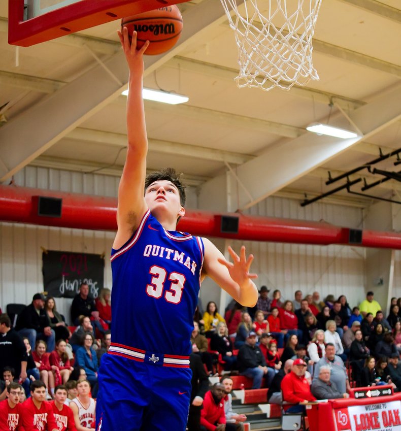 Jace Reid lays it in for two points.
